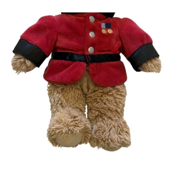 Harrods 14" Guardsman Teddy Bear Plush Toy In Red Black Uniform - Picture 3 of 6